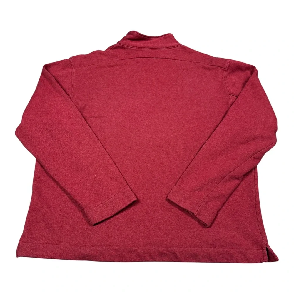 The Black Dog Red Logo 1/4 Zip Pullover Sweater Men's XXL